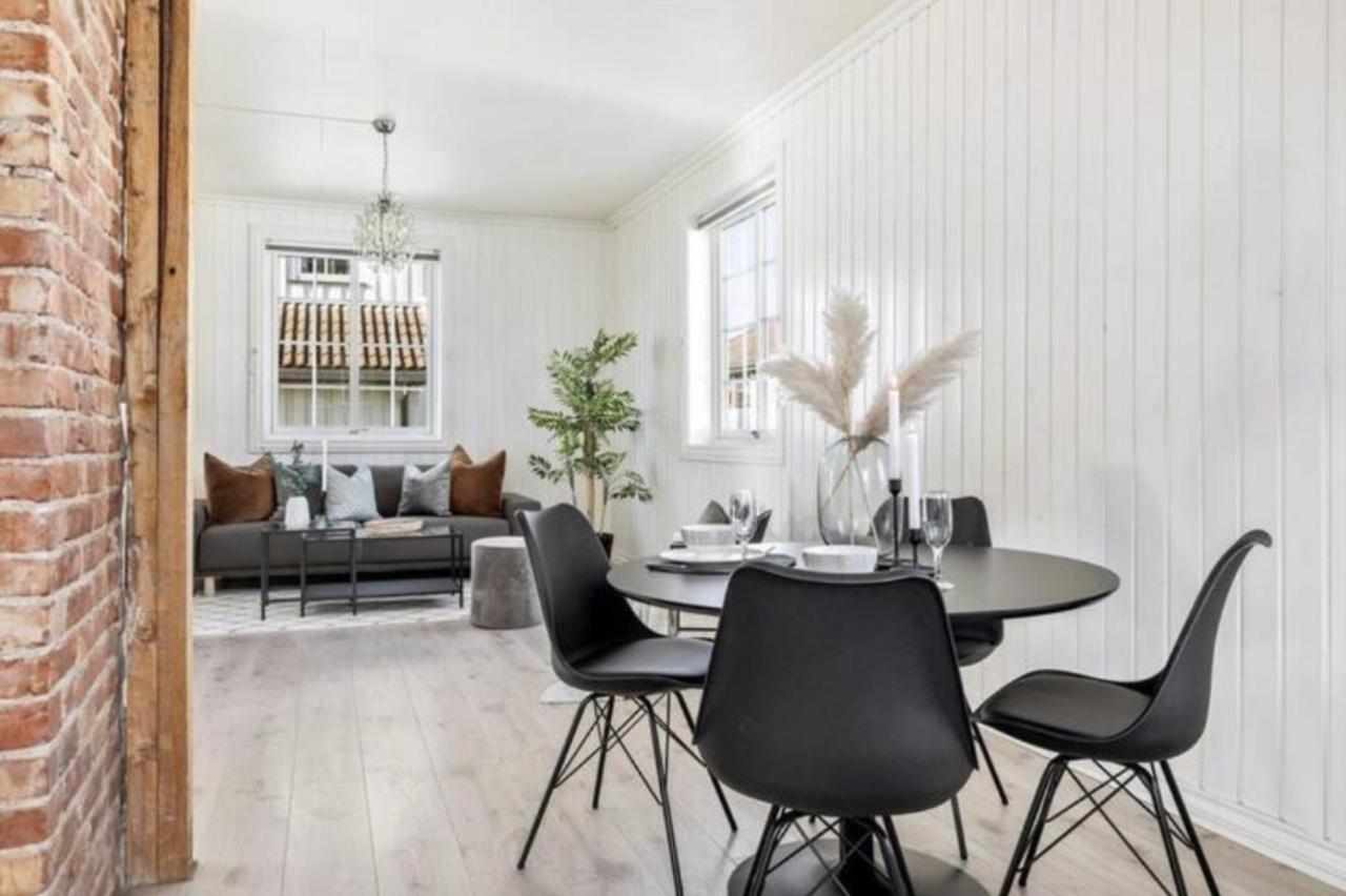 Lys Og Sentral Leilighet Med Terrasse Og Hage Daire Lillehammer Dış mekan fotoğraf